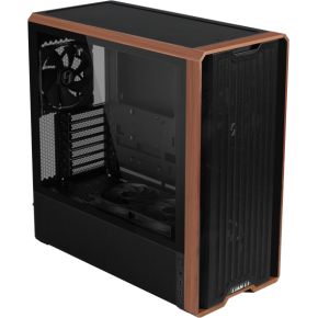 Lian Li Lancool Lan217X Computerbehuizing Midi Tower Zwart, Hout - afbeelding 2