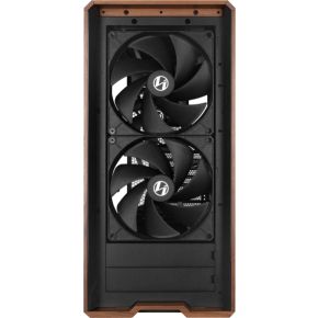 Lian Li Lancool Lan217X Computerbehuizing Midi Tower Zwart, Hout - afbeelding 4