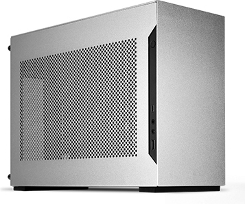 Lian li lian li dan case a4 silver 3 orig - Lian Li A4-H2O PCIe 5.0 Behuizing (Silver)