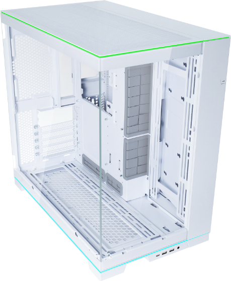 Lian li o11 dynamic evo midi tower beh 1612 2 orig - Lian Li PC-O11 Dynamic EVO RGB Behuizing (White)