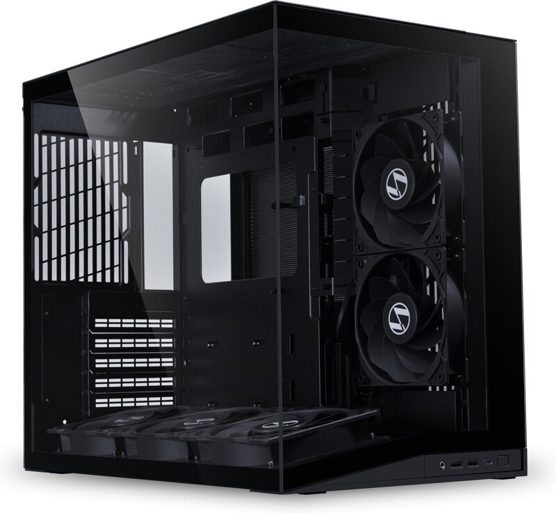 Lian li o11 dynamic mini v2 flow mini 397981 - Lian Li PC-O11 Dynamic Mini V2 Flow Behuizing (Black)