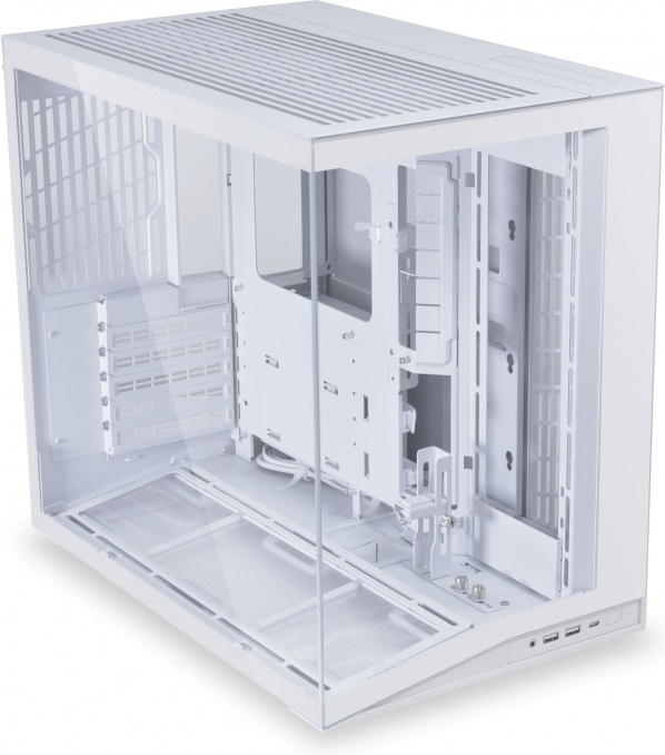 Lian li o11 dynamic mini v2 mini tower 398113 2 orig - Lian Li PC-O11 Dynamic Mini V2 Behuizing (White)