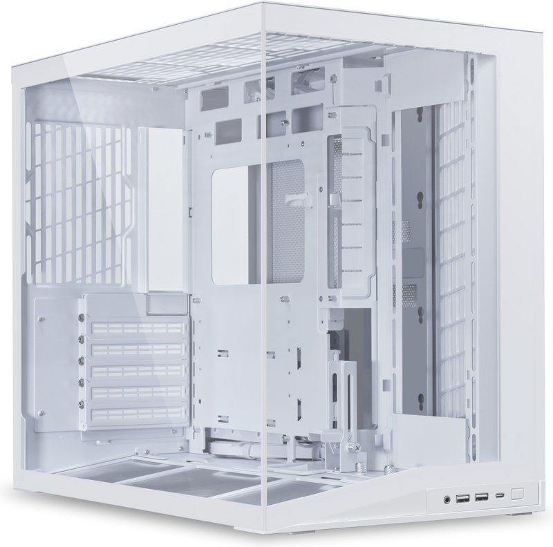 Lian li o11 dynamic mini v2 mini tower 398113 - Lian Li PC-O11 Dynamic Mini V2 Behuizing (White)