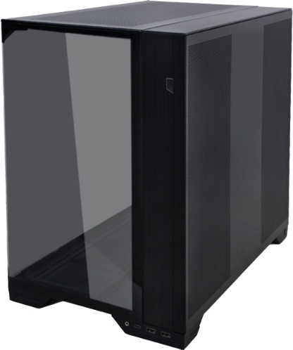 Lian li o11 vision compact midi tower 1591 2 orig - Lian Li O11 Vision Compact Behuizing (Black)