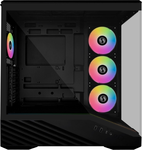 Lian li vector v100r midi tower behuiz 1594 2 orig - Lian Li Vector V100 Behuizing (Black)