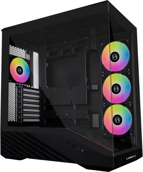 Lian li vector v100r midi tower behuiz 1594 - Lian Li Vector V100 Behuizing (Black)
