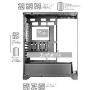 Mars Gaming MCPRISMA behuizing - afbeelding 4