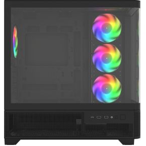 C1 Mid-Tower ATX PC Behuizing - Zwart - afbeelding 6