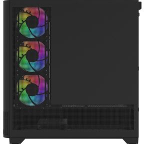 C1 Mid-Tower ATX PC Behuizing - Zwart - afbeelding 8