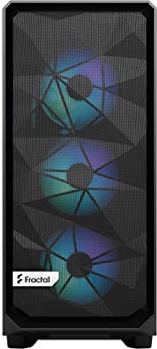 Meshify 2 Compact Lite Rgb Zwart Tg Lichttint Kasten behuizing - afbeelding 5