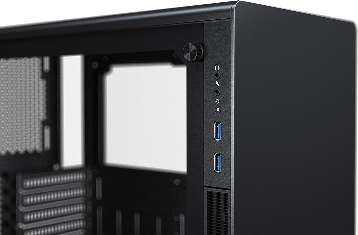 Metallicgear Neo V2 Atx Case, Black - afbeelding 2