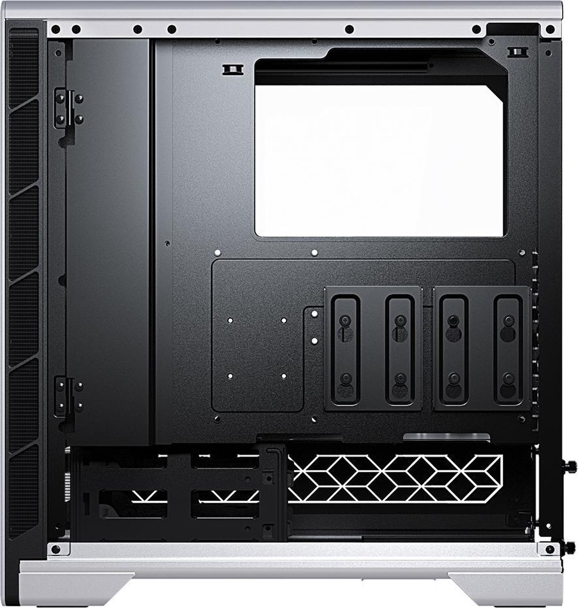 Metallicgear Neo V2 Atx Case, Silver - afbeelding 10