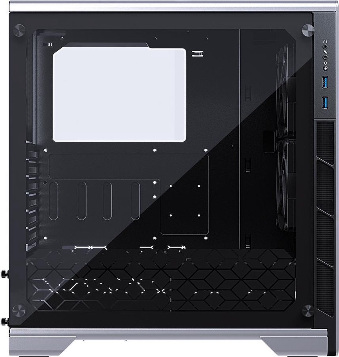 Metallicgear Neo V2 Atx Case, Silver - afbeelding 4