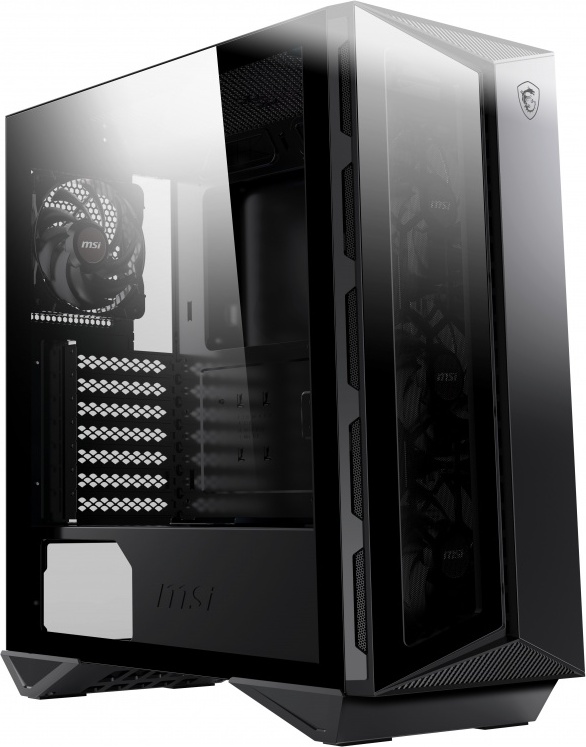 Midi tower behuizing gehard glas in 2 orig - MSI MPG GUNGNIR 110R Behuizing