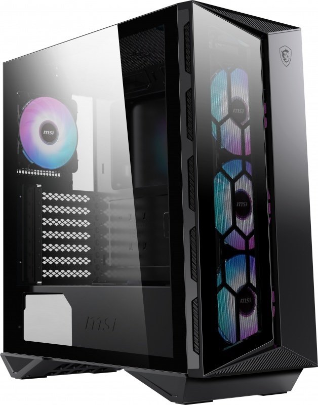 Midi tower behuizing gehard glas in - MSI MPG GUNGNIR 110R Behuizing