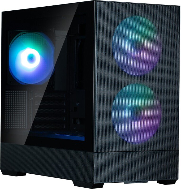Mini tower pc behuizing zonder voed 857489 - Zalman P30 Air Behuizing (Black)