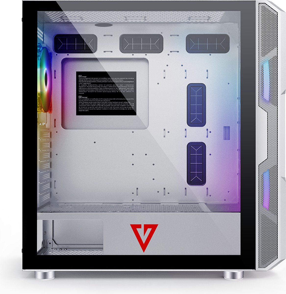 Modecom Amirani Argb Midi Tower Wit behuizing - afbeelding 3