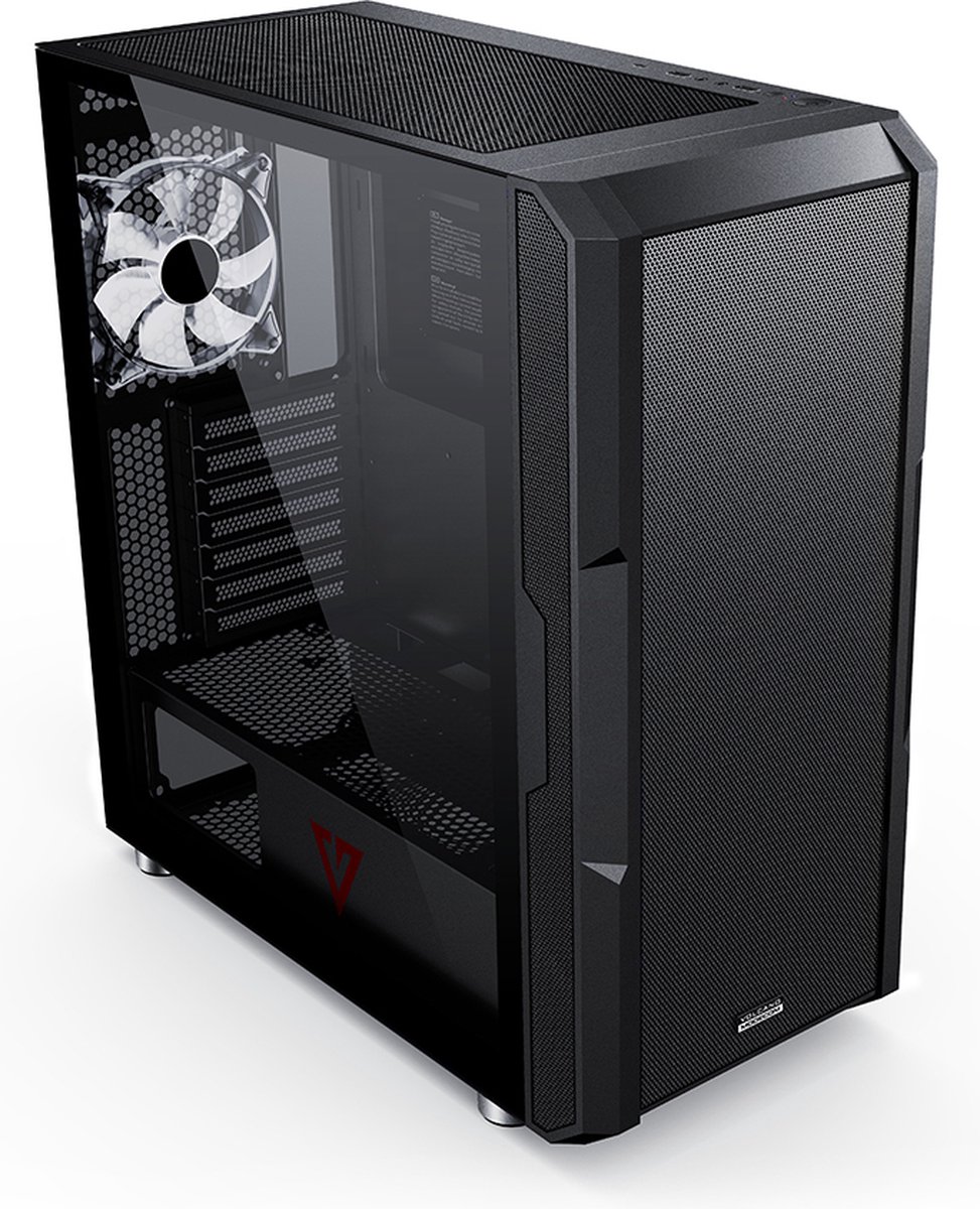 Modecom Amirani Argb Midi Tower Zwart behuizing - afbeelding 2