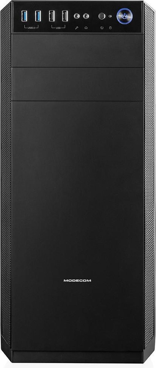 Modecom Oberon Pro Le Midi Tower Zwart behuizing - afbeelding 2