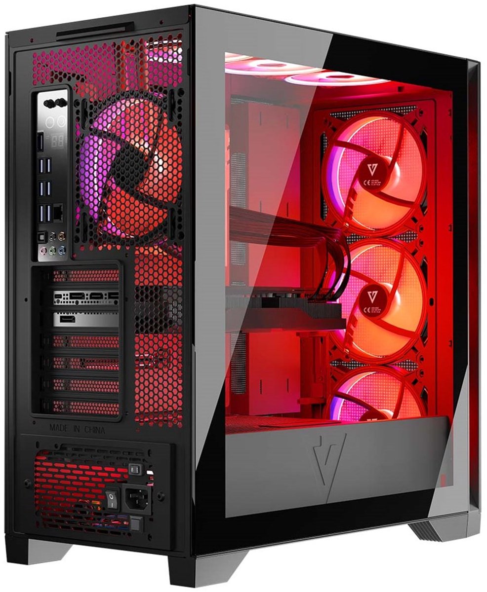 Volcano Expanse S Apex ARGB Midi Tower Czarna - afbeelding 4