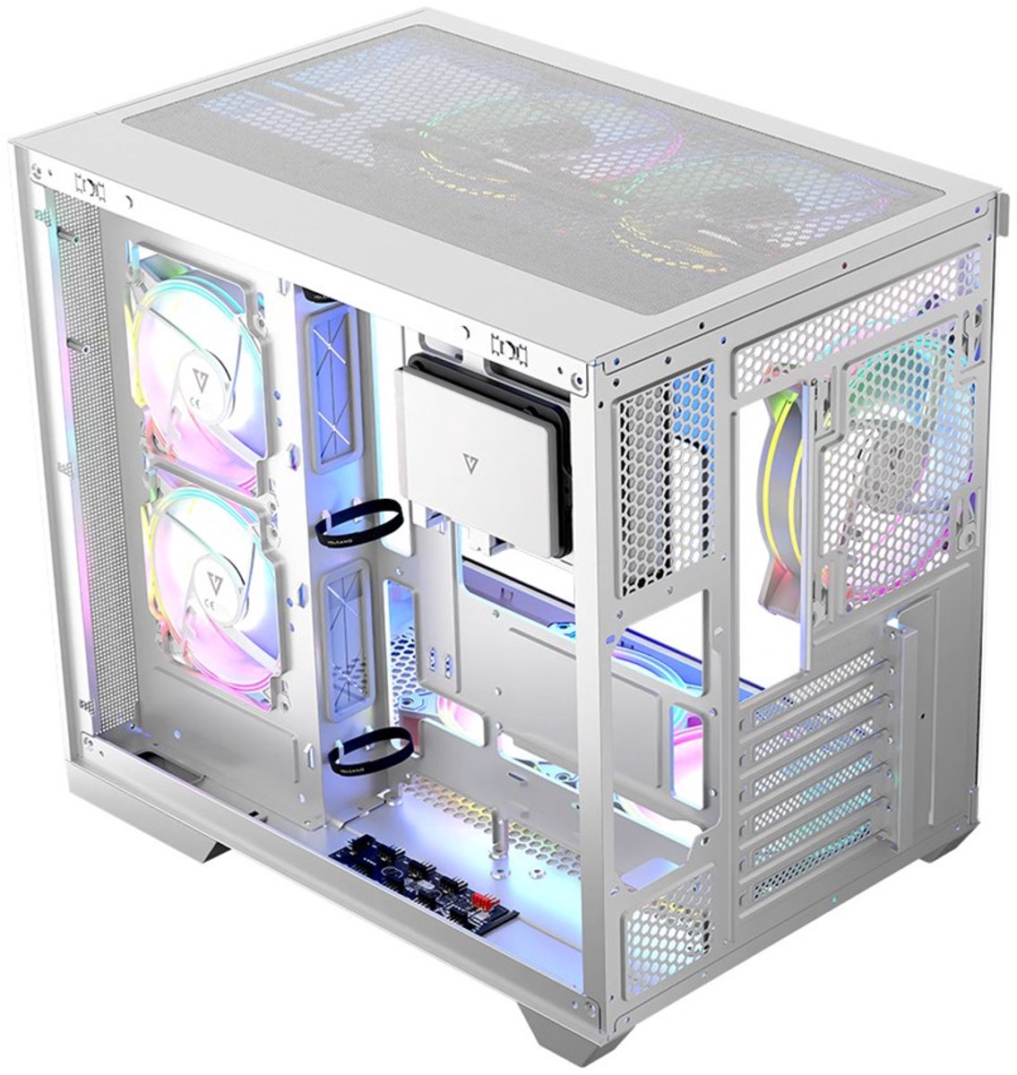 Volcano Panorama APEX ARGB 3F Midi White - afbeelding 6