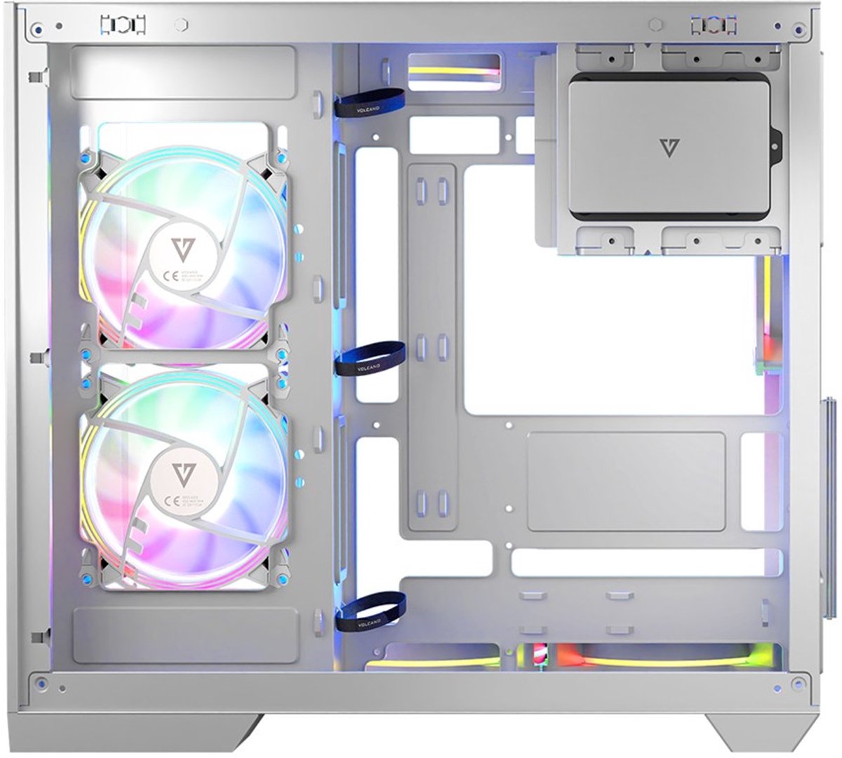 Volcano Panorama APEX ARGB 3F Midi White - afbeelding 8