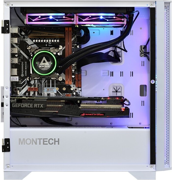 Montech air 100 mini tower behuizing 1651 2 orig - Montech AIR 100 ARGB Micro ATX Tempered Glass Behuizing (White)