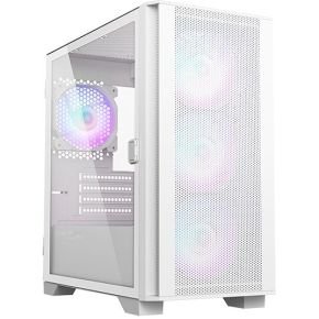 Montech Montech Air 100 Argb Wit - Minitowermodel Micro-Atx (Μatx), Mini-Itx - Gehard Glas - Rgb Controller - Wit