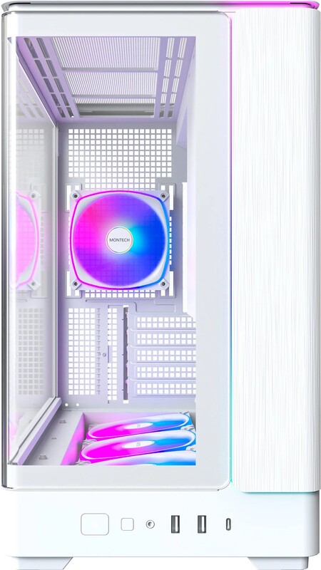 Montech king 15 pro midi tower behuizi 1304373 2 orig - Montech KING 15 PRO ARGB Wit Behuizing