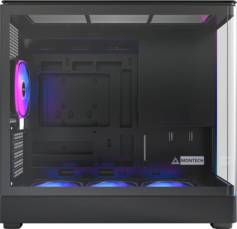 Montech king 15 pro midi tower behuizi 1304622 3 orig - Montech KING 15 PRO ARGB Micro-ATX Toren Behuizing Zwart