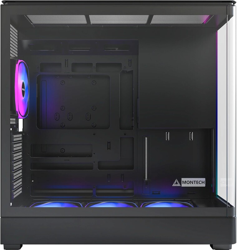 Montech king 45 pro midi tower behuizi 1304350 3 orig - Montech KING 45 PRO ARGB Tempered Glass Mid-Tower ATX Case Black