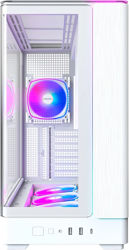 Montech king 45 pro midi tower behuizi 1304561 2 orig - Montech KING 45 PRO ARGB Tempered Glass Mid-Tower PC Case Wit