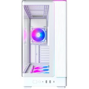 KING 45 PRO ARGB Tempered Glass Mid-Tower PC Case Wit - afbeelding 2