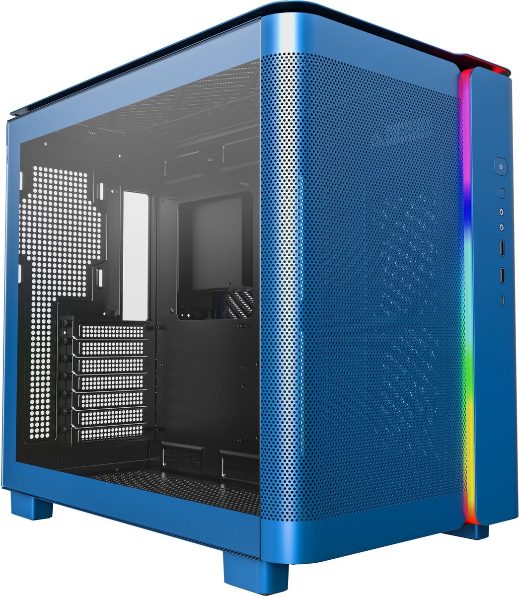 Montech King 95 Blauw - Midtowermodel - Atx - 8 X 2.5", 5 X 3.5" - Blauw behuizing - afbeelding 8