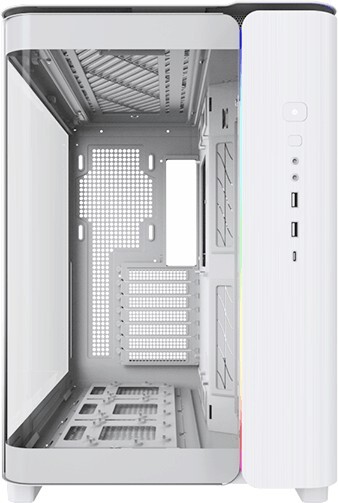 Montech king 95 midi tower tempered gl 2 orig - Montech KING 95 Midi-Tower Tempered Glass ARGB Behuizing (White)