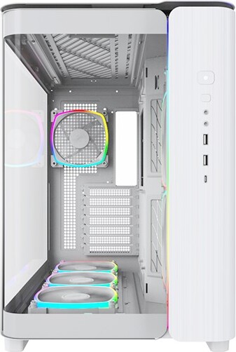 Montech king 95 pro midi tower behuizi 1834 2 orig - Montech KING 95 PRO Midi-Tower Tempered Glass ARGB Behuizing (White)