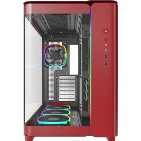 King 95 Pro Midi Tower Behuizing (Vibrant Red) - afbeelding 2