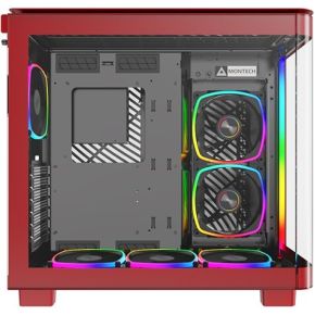 King 95 Pro Midi Tower Behuizing (Vibrant Red) - afbeelding 3