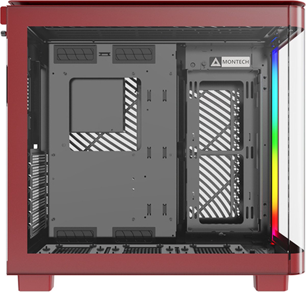 Montech King 95 Rood - Midtowermodel - Atx - Rood behuizing - afbeelding 7