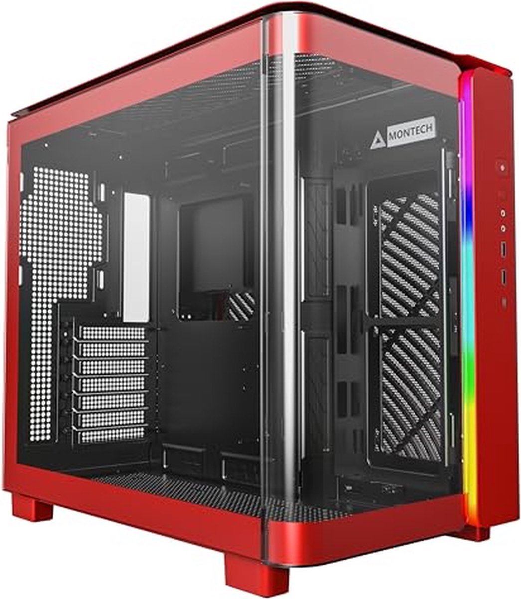 Montech King 95 Rood - Midtowermodel - Atx - Rood behuizing - afbeelding 9