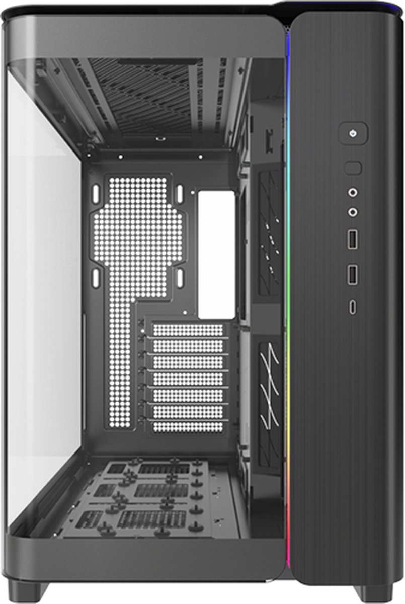 KING 95 Mid Tower ATX-behuizing Zwart - afbeelding 4