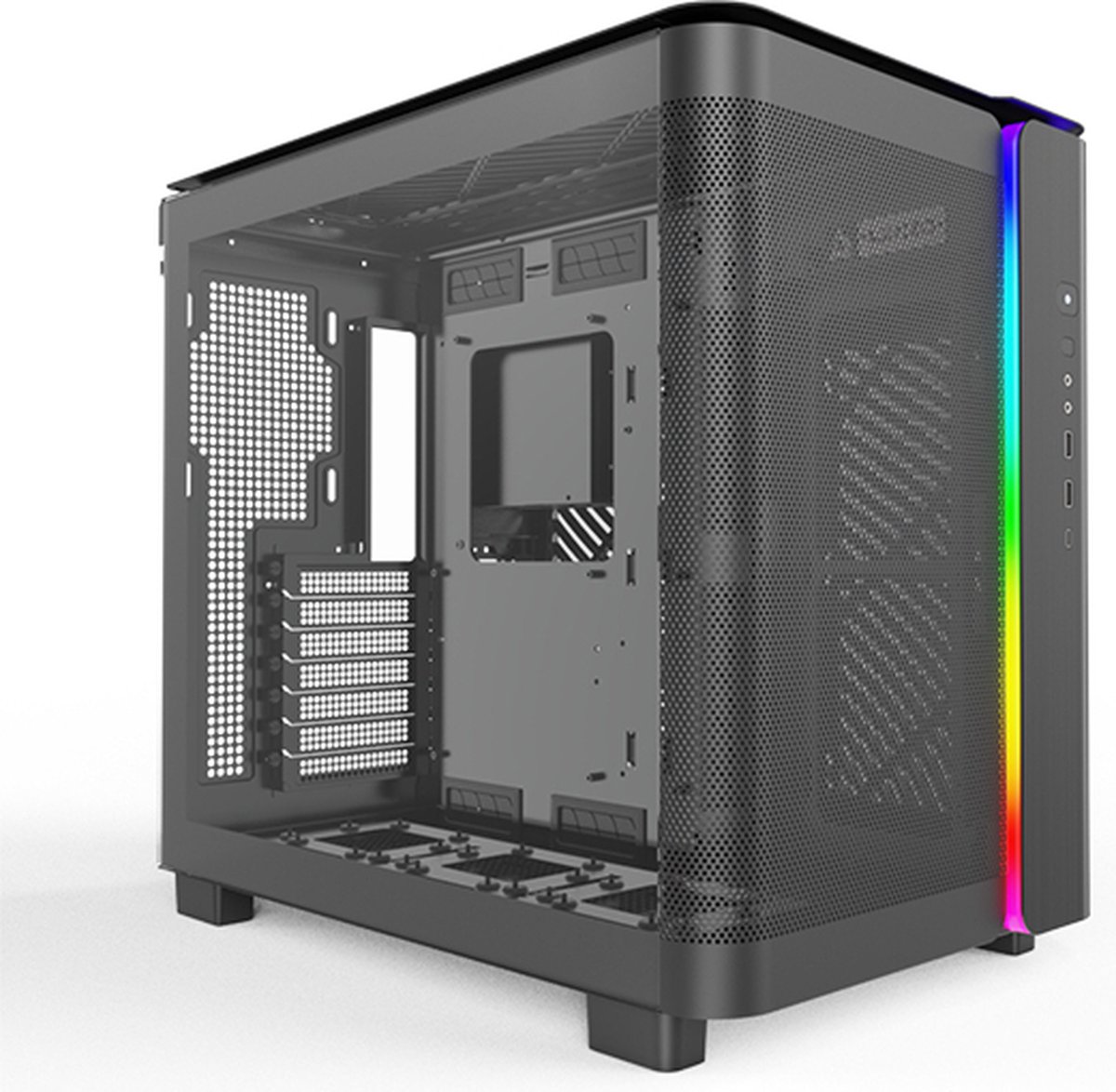 KING 95 Mid Tower ATX-behuizing Zwart - afbeelding 7