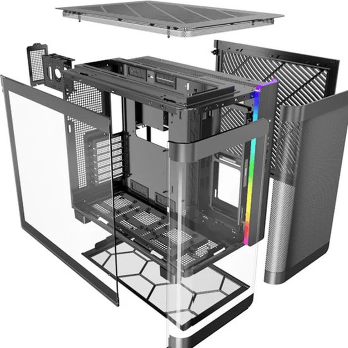 KING 95 Mid Tower ATX-behuizing Zwart - afbeelding 9