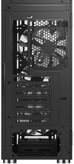 Montech x3 glass midi tower behuizing 4 orig - Montech X3 Glass Midi-Tower RGB Tempered Glass Behuizing (Black)