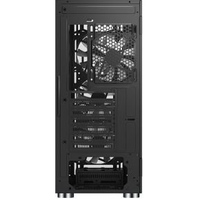 X3 Glass Midi Tower (Black) - afbeelding 4