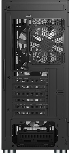 Montech x3 mesh midi tower behuizing 601 4 orig - Montech X3 Mesh Midi-Tower RGB Tempered Glass Behuizing (Black)