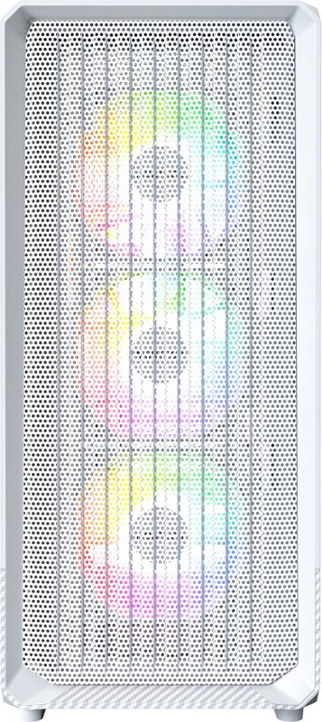 Montech x5 midi tower behuizing 376893 2 orig - Montech X5 High Airflow Mesh ARGB White Mid Tower Case