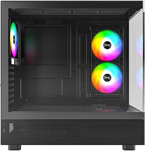 Montech xr midi tower behuizing 1835 2 orig - Montech XR Midi Tower Behuizing (Black)