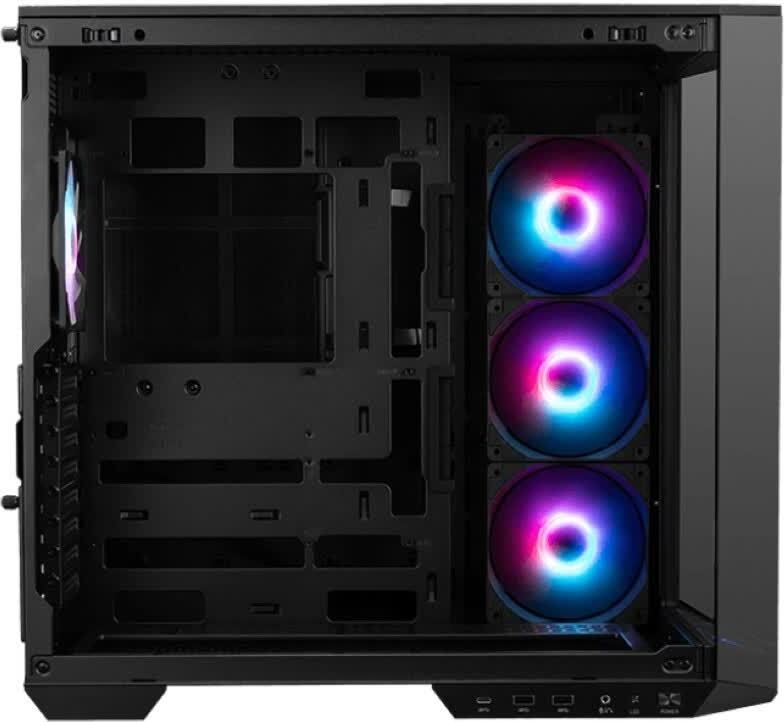 Msi atx midi pc behuizing voor com 2 orig - MSI MAG PANO 100R PZ Midi Tower Behuizing (Black)