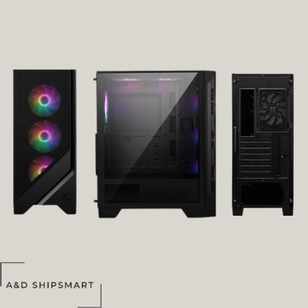 Msi Mag Forge 120A Behuizing - Pc - Gaming Pc - Kast - Computer - afbeelding 2